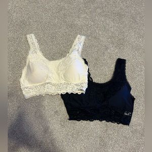 Altard State Bralettes, size M/L, in black and white, very gently used